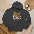 Dog Hair Don't Care Hoodie | Retro Paw Print Design