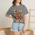 Loved by God Chosen by My Dog T-Shirt | Paw Print Faith Design