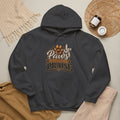 Paws Raised in Praise Hoodie | Christian Paw Print Cross Design