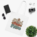Blessed With Paws and Purpose Tote | Dog Paw Faith Canvas Tote